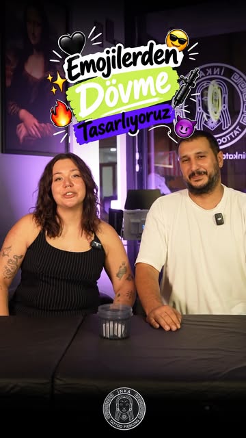 İnka Tattoo Piercing ekibinden İnci ve Caner